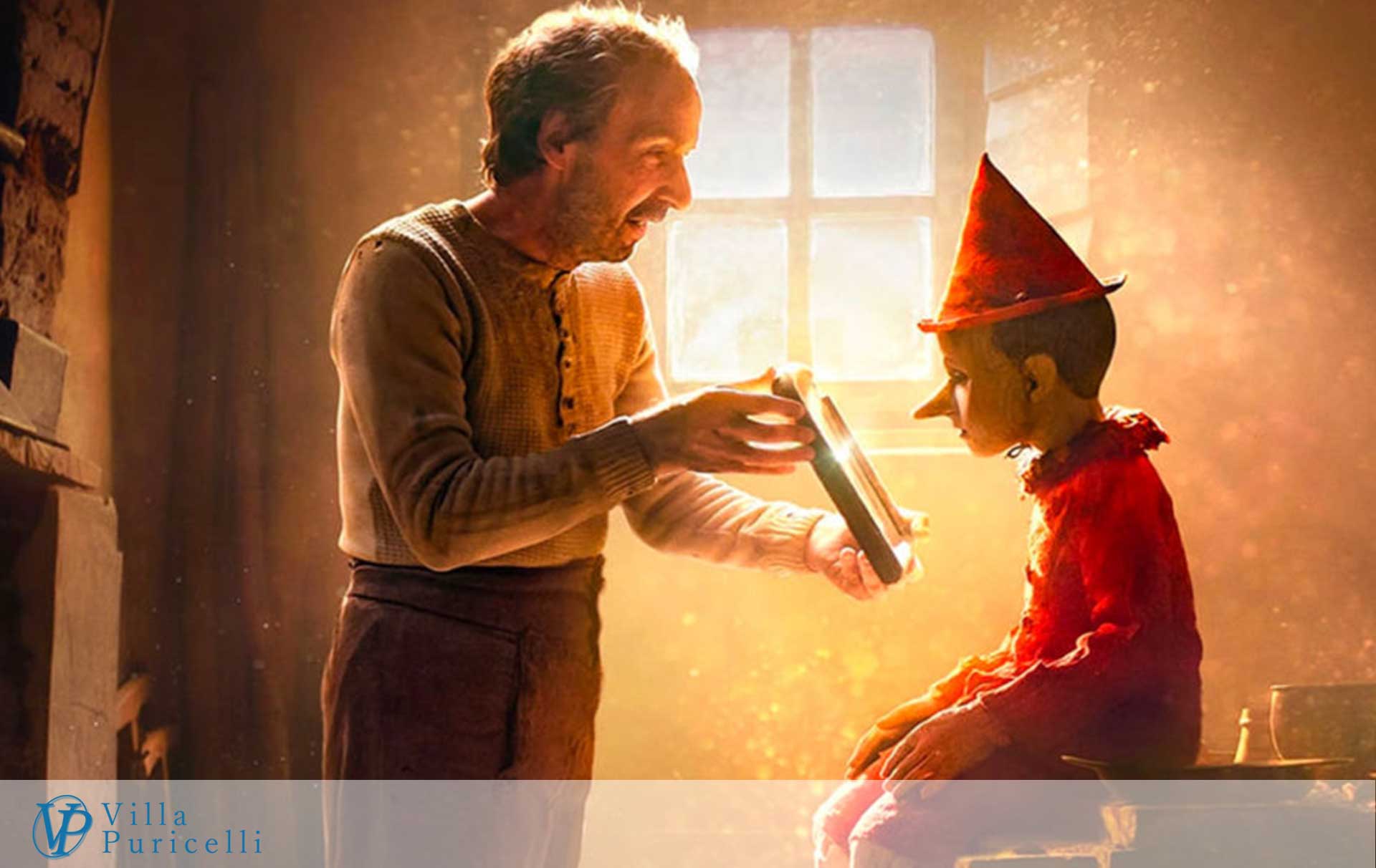 Stasera Cinema. Pinocchio di Matteo Garrone con Roberto Benigni. Villa Puricelli