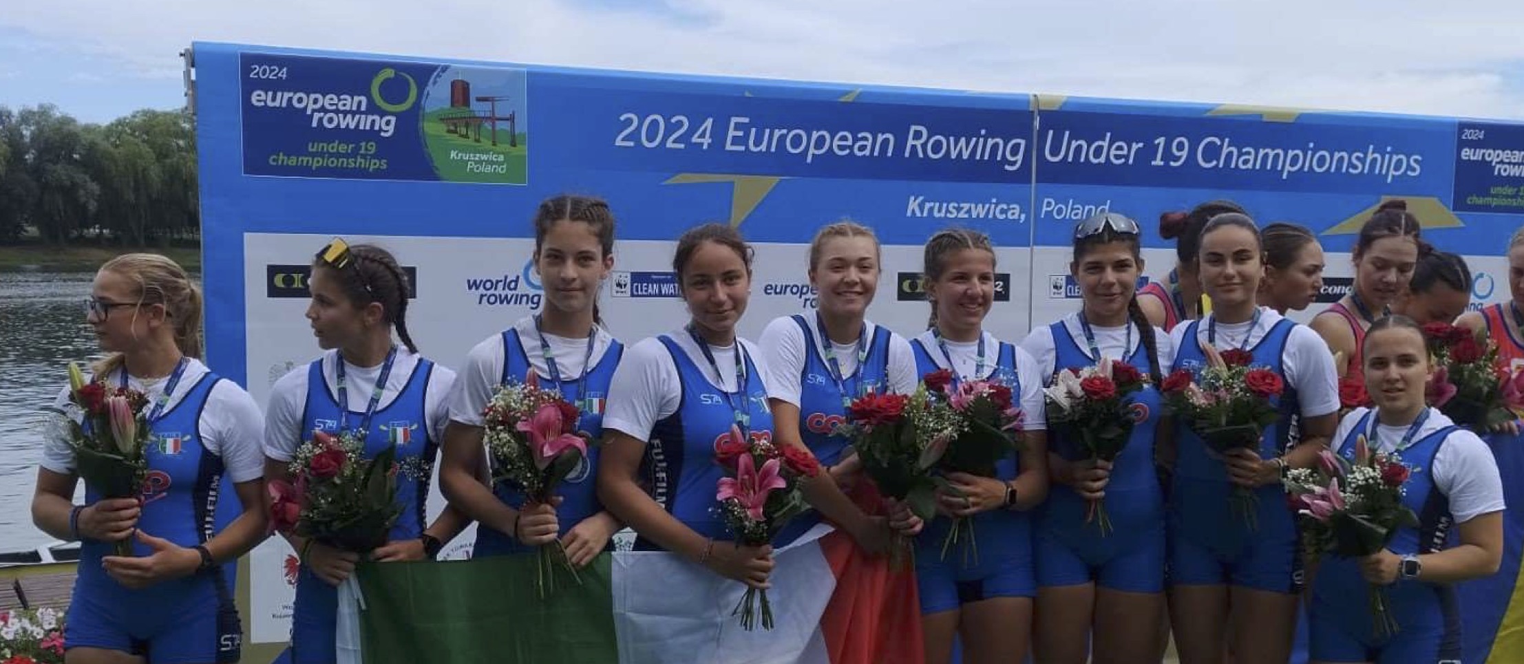 Orgoglio italiano nel canottaggio under 19 Doppio argento femminile e maschile agli Europei a Kruszwica in Polonia